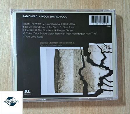 Radiohead &ndash; A Moon Shaped Pool (2016) Audio CD (імпорт, буклет)