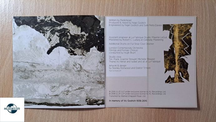 Radiohead &ndash; A Moon Shaped Pool (2016) Audio CD (імпорт, буклет)