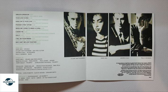 Sade &ndash; Diamond Life (1984) Audio CD (імпорт, буклет)