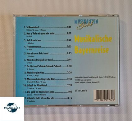 Musikantengold - Musikalische Bayernreise (1993) Audio CD (Фирменный)
