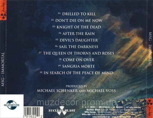 MICHAEL SCHENKER Immortal 2021 AUDIO CD-R