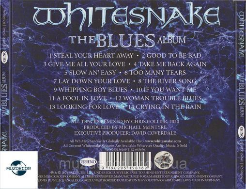 Whitesnake The Blues Album 2021 AUDIO CD-R