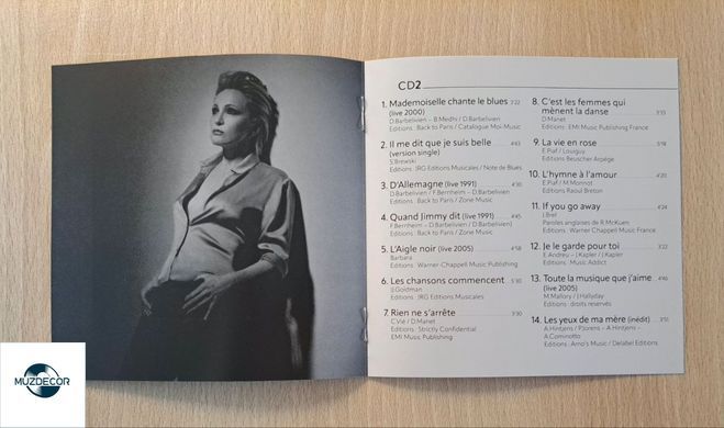 Patricia Kaas &ndash; Best Of 1987-2025 Une Vie (2025) 2 Audio CD (імпорт, буклет)