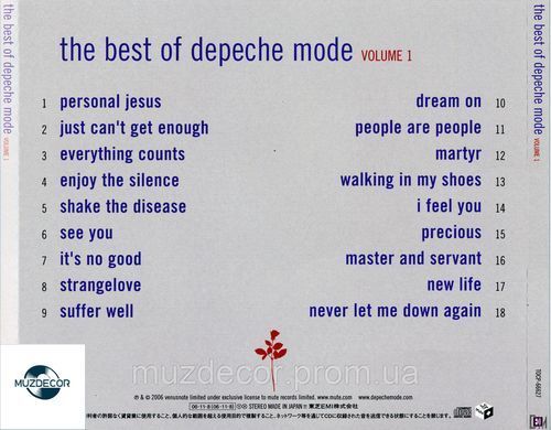DEPECHE MODE The Best Of AUDIO CD Vol. 1