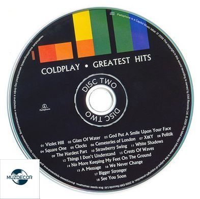 Coldplay - The Greatest Hits (2009) 2 Audio CD-R