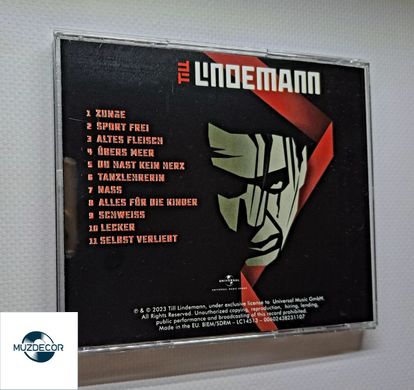 Till Lindemann – Zunge (2023) Audio CD (імпорт, буклет)