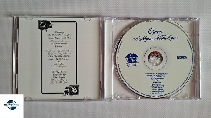 Queen &ndash; A Night At The Opera 1975 (Remastered 2011)  Audio CD, (импорт, буклет)
