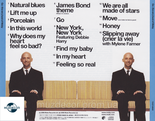 GO-THE VERY BEST OF MOBY AUDIO CD-R
