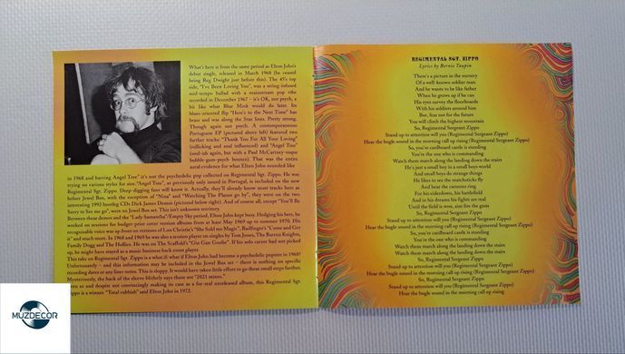 Elton John &ndash; Regimental Sgt. Zippo (2021) Audio CD (імпорт, буклет)