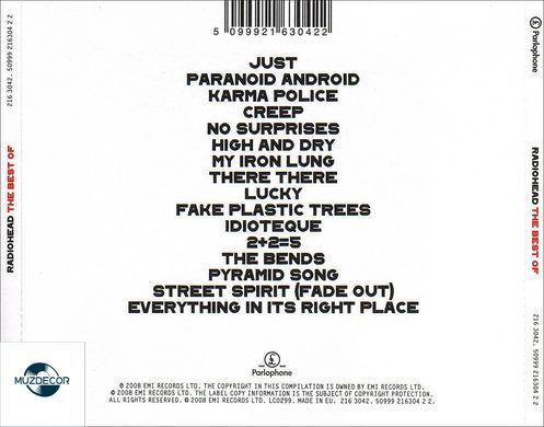 Radiohead - Best Of (2008) Audio CD-R