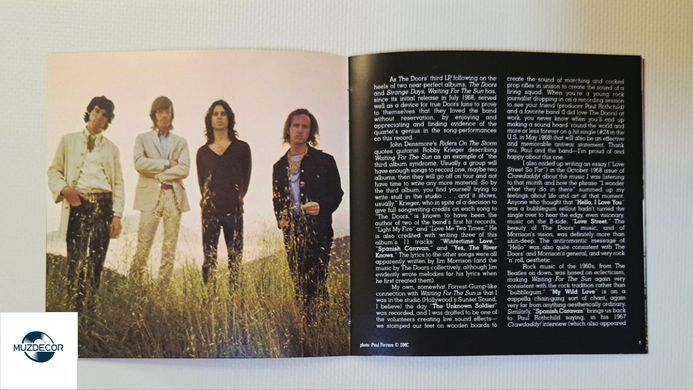 The Doors &ndash; Waiting For The Sun (2007) Audio CD (імпорт, буклет)