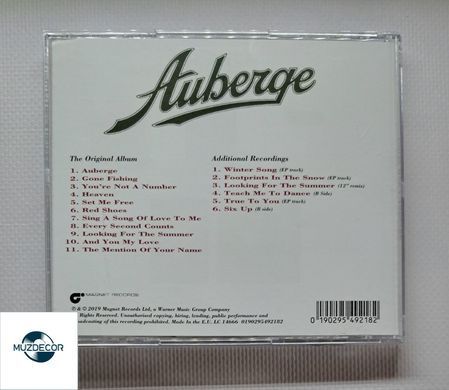 Chris Rea &ndash; Auberge (1991) Audio CD (импорт, буклет)