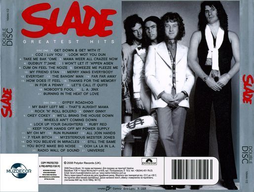 Slade - Greatest Hits (2008) 2 Audio CD-R