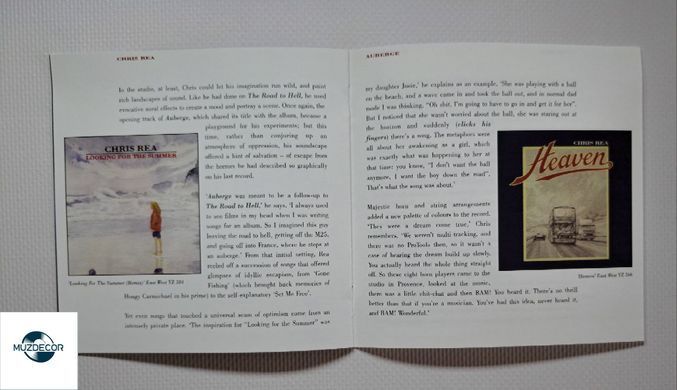 Chris Rea &ndash; Auberge (1991) Audio CD (импорт, буклет)