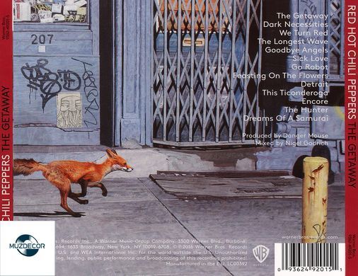 Red Hot Chili Peppers - The Getaway (2016) Audio CD-R