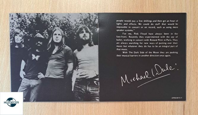 Pink Floyd &ndash; The Dark Side Of The Moon (Reissue 2017) Audio CD (импорт, буклет)