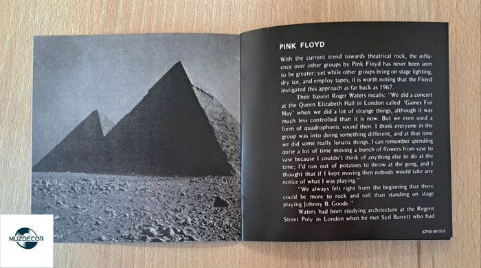 Pink Floyd &ndash; The Dark Side Of The Moon (Reissue 2017) Audio CD (импорт, буклет)