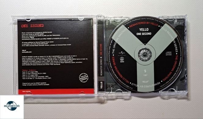 Yello &ndash; One Second (1987) Audio CD (імпорт, буклет)