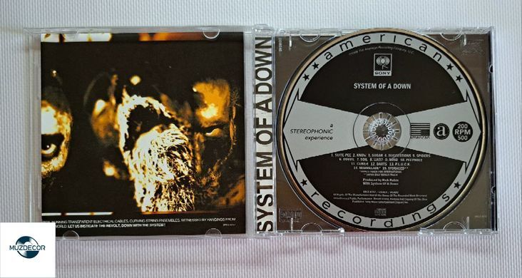 System Of A Down &ndash; System Of A Down (1998) Audio CD (імпорт, буклет)
