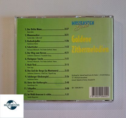 Musikantengold - Goldene Zithermelodien (1993) Audio CD (Фірмовий)