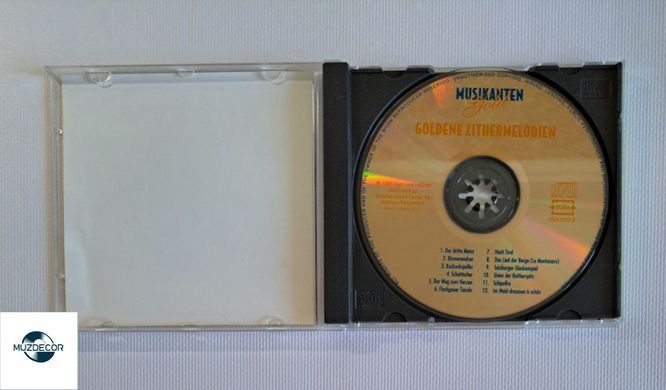 Musikantengold - Goldene Zithermelodien (1993) Audio CD (Фірмовий)