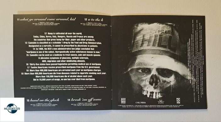 Cypress Hill &ndash; Black Sunday (1993) Audio CD (імпорт, буклет)
