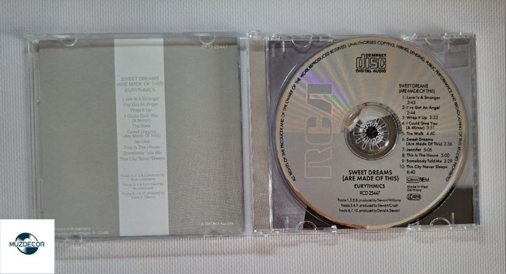 Eurythmics – Sweet Dreams (Are Made Of This) 1983 Audio CD (імпорт, буклет)