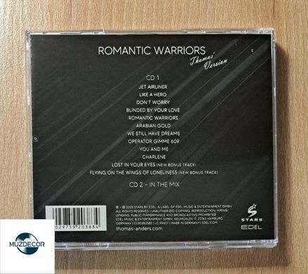 Thomas Anders &ndash; &hellip;Sings Modern Talking - Romantic Warriors (2025) 2 Audio CD (імпорт, постер)