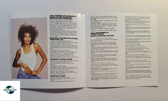 Whitney Houston &ndash; Whitney (1987) Audio CD (імпорт, буклет)