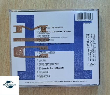 MC Hammer &ndash; Please Hammer Don't Hurt 'Em (1990) Audio CD (імпорт, буклет)