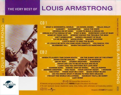 Louis Armstrong - The Very Best of (1998) 2 Audio CD-R