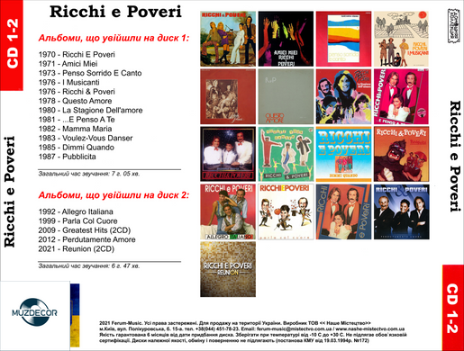Ricchi E Poveri MP3 2CD