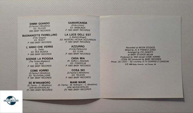 Ricchi E Poveri &ndash; Dimmi Quando (1985) Audio CD
