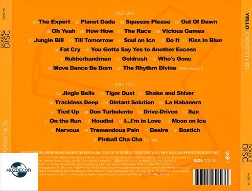 Yello - Greatest Hits (2010) 2 Audio CD-R