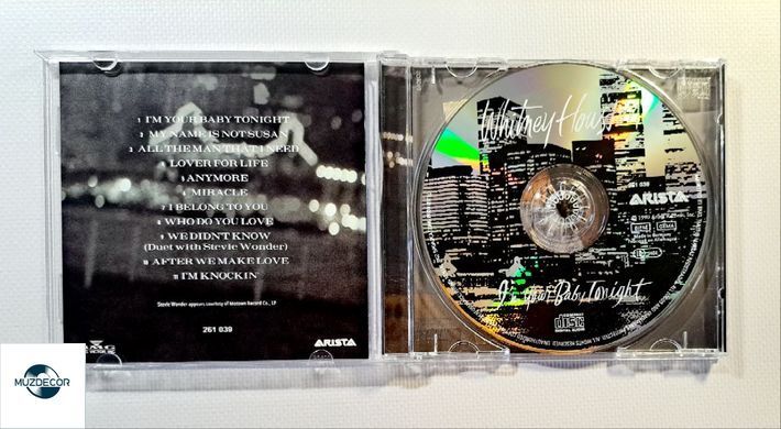 Whitney Houston &ndash; I'm Your Baby Tonight (1990) Audio CD (импорт, буклет)