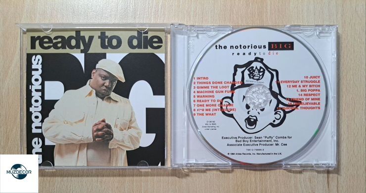 The Notorious B.I.G. &ndash; Ready To Die (1994) Audio CD