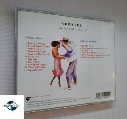 Chris Rea &ndash; Dancing With Strangers (1987) Audio CD, (імпорт, буклет)