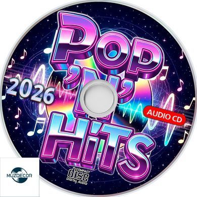 Pop'N'Hits 2026 (Збірка Кращих Зарубіжних Хітів) Audio CD-R