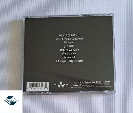 Immortal &ndash; War Against All (2023) Audio CD (импорт, буклет)