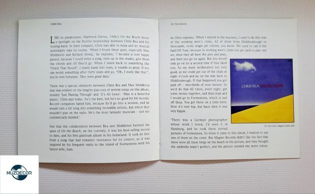 Chris Rea &ndash; On The Beach (1986) Audio CD, (імпорт, буклет)