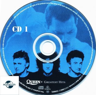 Queen - The Platinum Collection Greatest Hits 1-2-3 (2000) 3 Audio CD-R