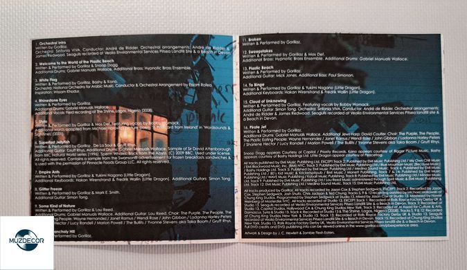 Gorillaz &ndash; Plastic Beach (2010) Audio CD