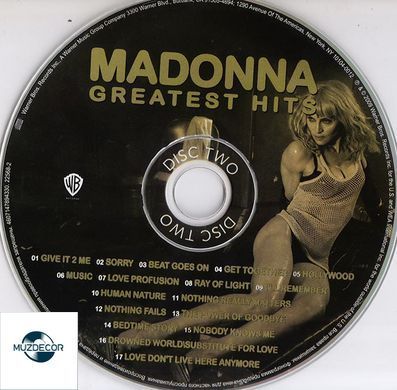 Madonna - The Greatest Hits (2009) 2 Audio CD-R