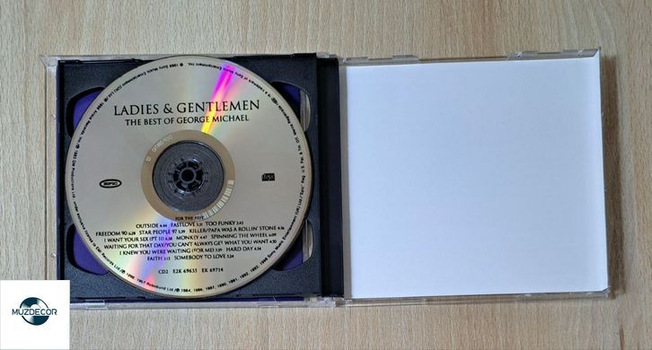 George Michael &ndash; Ladies & Gentlemen:  The Best Of George Michael (1998) 2 Audio CD (імпорт, буклет)
