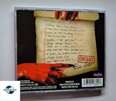 Brian Setzer &ndash; The Devil Always Collects (2023) Audio CD (импорт, буклет)