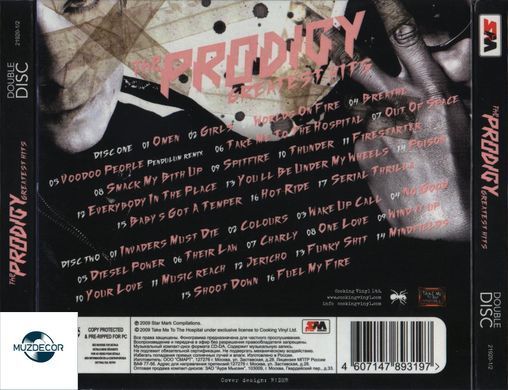 The Prodigy &ndash; Greatest Hits (2009), 2 Audio CD-R