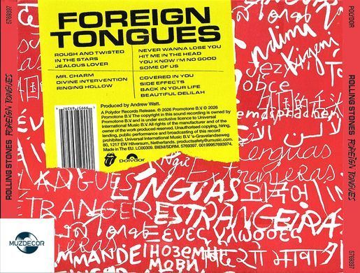 The Rolling Stones - Foreign Tongues (2026) Audio CD-R