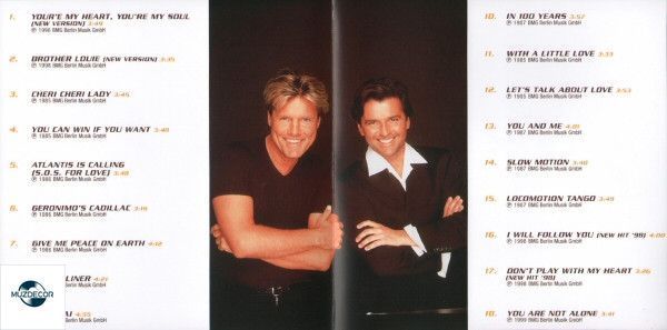 Modern Talking &ndash; The Very Best Of Modern Talking (2001) Audio CD (Фірмовий,  Compilation)