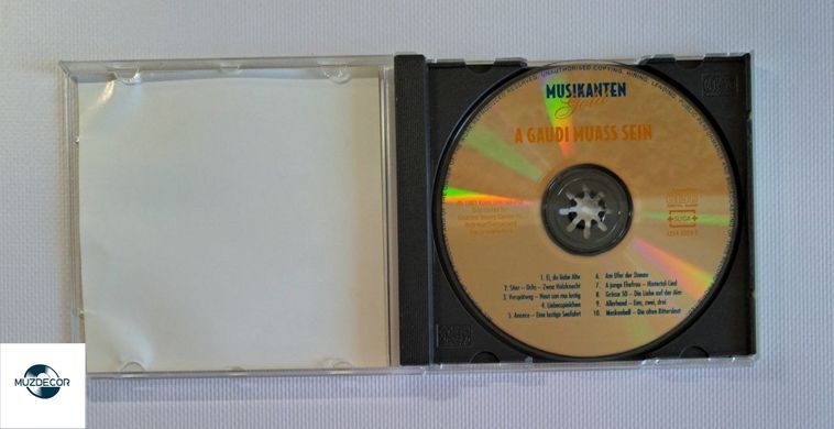 Musikantengold - A Gaudi Muass Sein (1993) Audio CD (Фирменный)