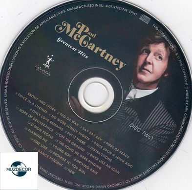 Paul McCartney - Greatest Hits (2018) 2 Audio CD-R